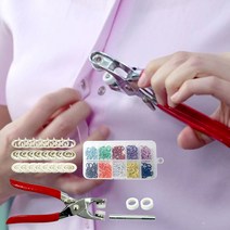 리빙톤 똑딱이 펀칭기 세트 (똑딱이 단추 + 펜치), 리빙톤 리폼박사 똑딱이