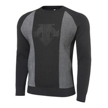 데상트긴팔티 UQC SM321SHT92-KHK 데상트 스키 애슬레져 쟈카드 니트 스웨터