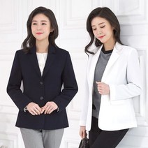 모슬린 엄마옷 심플한 투버튼 자켓 EJK001037 마담 미시옷 중년여성의류 빅사이즈 50대 60대여성옷