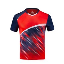 탁구복 반팔 탁구유니폼 여성 table tennis clothes 속건성 배드민턴 스포츠 티셔츠 탁구 셔츠 남성 테니스 의류 러닝 셔츠 반소매 배구 유니폼