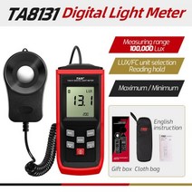 광도계 조도 검사기 광도 측정기 조도계 고정밀 디지털 환경 테스터, TA8131 100000LxRange