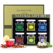 더허브스토리 C-2 허브차 허브티 미니병 6종 선물세트, 미니병허브차, 1세트