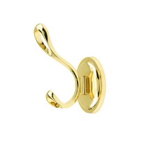 철물의민족 2단 골드 옷걸이 벽옷걸이 벽걸이후크 모자 가방 다용도 행거, 2단 골드 옷걸이 (NO.3)