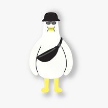 ARTZZIL아찔 빅스티커 꽉몬 힙쟁이 다꾸 노트북 캐릭터 꾸미기 인테리어 빅데코 대형 귀여운 특이한 리무버블 굿즈 맥북 아이패드 다이어리 캐리어 학용품 제작 문구 팬시 포인트