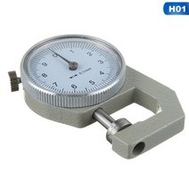 가죽공예공구세트 치즐 목타납작한 뒤통수 헤드 두께 게이지 가죽 측정기 1 개 0-10mm 공예 도구, 01 01
