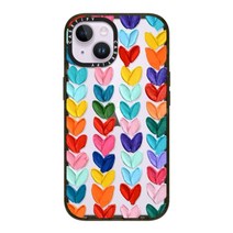 CASETiFY Impact 아이폰 14 케이스 [4X 군용 등급 낙하 테스트 / 2.5m(8피트) 낙하 보호] - 스낵 바 어택 - 글로시 블랙
