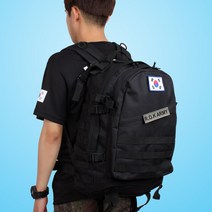 가방 40L + 태극기 밀리터리 남자 학생 출타 배낭 데일리 여행 등산