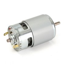 775 모터 DC 12V 24V 더블 볼 베어링, 05 10000_02 24V