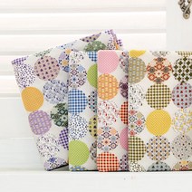 자투리 수입패키지 동글패치시리즈 4팩16분의1마