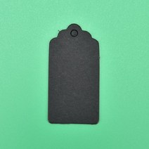 직사각형 종이 라벨 4x2cm크래프트 가격 태그용diy 선물크리스마스 웨딩 파티 장식 용품100 개, 03 Black