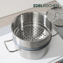 에델코첸 스텐 찜기 3종 모음, 스텐 찜기 18cm (뚜껑 미포함)