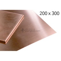 적동판 200x300mm 두께 1.5mm 동판 구리판 순동판, 단품