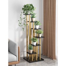 꽃집 철제화분 진열대 화분 정리대 식물 거치대, 흰색 지지대 + 흰색 팔레트 - 높이 82CM