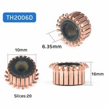 이동식 산업용 집진기 먼지 흡입기 목공 소형 사이클론 TUNGFULL 15x6.35x10mm 2 개 구리 막대 발전기 모터, 05 6.35x10x16mm