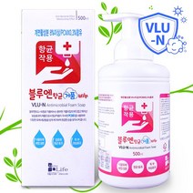 블루엔 항균 거품비누 핸드워시 500ml 손세정제, 원형(핑크) 1개