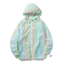 칼노 바람막이 여름 남자 후드 자외선 차단제, 일곱 가지 색상, M