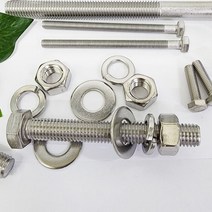 소량판매 스텐육각볼트 M16볼트/너트/평와샤/낱개판매, 규격, M16x180, 1개