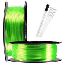 샤인 브론즈 1.75mm PLA 3D 프린터 필라멘트 메탈릭 브론즈 샤이니 3D 프린팅 소재 1KG 스풀 TTYT3D, Silk Neon Green