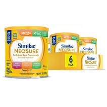 씨밀락 네오슈어 미숙아 분유 371g 6팩 Similac NeoSure, g