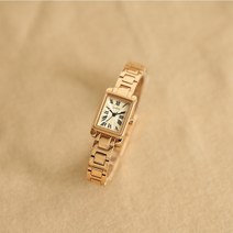 로이드 클래식 풀로만 사각 메탈 여성 시계