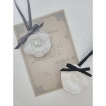 향기퐁당 리본 까멜리아 석고방향제, 메리미