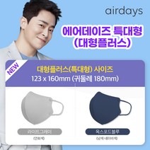 (특대형) 에어데이즈 조정석 컬러마스크 대형 플러스 (공산품 KF94아님) C타입 새부리형 50매, 특대형 옥스포드블루 50매