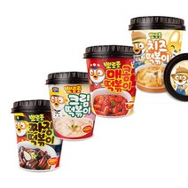 [뽀로로 혼합 1박스] 혼합 떡볶이 4종 4개입 (짜장1 크림1 매콤1 치즈1) 맛있는 어린이 간식!!, 1개