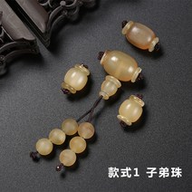 염주팔찌 천연 양의뿔 액세서리 세트가 작다 금강 초승달 보리 자문 노는 심레스티 남자 108 패키지 2726847797, 미니 사이즈 적용 8또는 9MM, 자제주