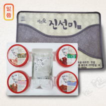 광천젓갈 500g 4종 선물세트 젓갈 맛 좋은선물, 4- 낙지+오징어+창란+가리비