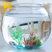둥근 베타어항 물고기키우기 12.5x10cm 베타키우기 플라스틱