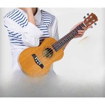 우쿨렐레 엔트리 입문용 악기 소형 기타 23인치 학생 어린이 초보자, 23인치 로그컬러 (마호가니코어밝은단판)선물패키지