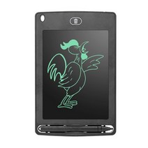 스마트전자칠판 전자칠판 4.4/6.5/8.5/10/12 인치 어린이 LCD 태블릿 그리기 장난감 그림 도구 전자 쓰기 보드 소년 키즈 교육, [02] 6.5 inch black