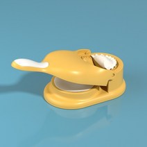 가정용만두만들기 제조기틀기계 푸스보®2-in-1 만두 금형 주방 래퍼 메이커 수동 DIY 프레스 스킨 도구, 01 Yellow