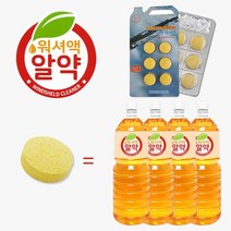 WE COOL 에탄올 차량용 워셔액 알약 민트향 6정 24L, 6개