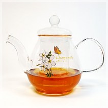 선미그린 캐모마일 티포트600ml_유리다관 유리주전자