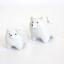 핸드메이드 강아지 도자기 인형 - 인테리어 소품, 01 강아지 인형 소
