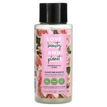러브 뷰티 앤 플래닛 Blooming Color 샴푸 무르무르 버터 앤 로즈 13.5fl oz(400ml), 13.5 액상 온스