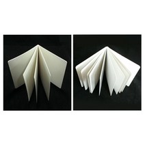 책만들기 책꾸미기 DIY 스크랩북 만들기(5p/10p), 흰색10p, 1개