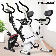 HEAD정품 프리미엄 접이식 실내자전거 BC3980 뒤로돌리기, 색상:블랙, 블랙 + 레드
