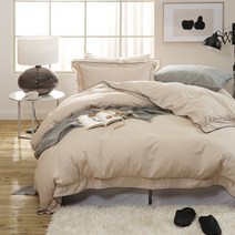 [플로라] 모달프렌치 프리미엄 모달코튼 이불커버 단품 SS, 색상:차콜