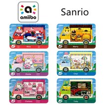 게임 애니멀 크로싱 뉴 호리즌 아미보 카드 발샤 마샬 메이플 NS 스위치 3DS 게임 세트 미니 NFC 카, 12 mini 6pcs cards
