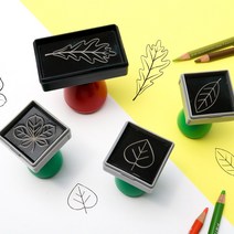 [펠트대장]나뭇잎 스탬프(10종 유성잉크), 10.신갈나무