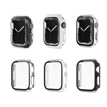 오펜트 애플워치 울트라 8 7 6 SE 5 4 3 2 1 액정보호형 하드케이스, 42mm/블랙