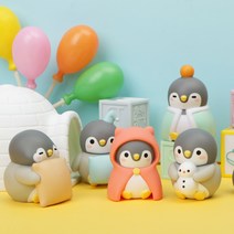 뒹굴뒹굴 슈슈펭 피규어 슈슈펭인형 6종풀박스
