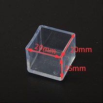바닥 보양재 보양제 보온재 비닐 보양지4/8/12pcs 보호대 의자 다리 모자 고무 라운드 스퀘어 바닥 테이블, 11 Square 20x20mm_03 12pcs
