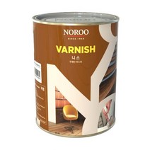 노루페인트 우레탄 바니쉬 니스 0.9L / 건축물 내부 목재 가구 투명코팅, 1개