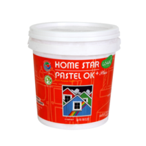 삼화 홈스타파스텔OK플러스 반광 1L 0.4L 친환경 목재 철재 몰딩 방문 페인트하다, 이탈리안레드