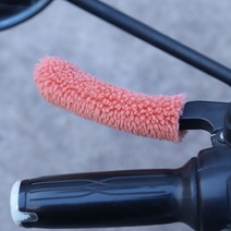 전동차커버 핸들커버 털 보온 스쿠터 손잡이 톨 배터리 페달 손보호 미끄럼방지 보호함 온돌겨울 2855691011, 라이양 새빨개진다.