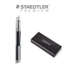 스테들러 STAEDTLER 레지나 고급 만년필 F촉 블랙 프리미엄 선물