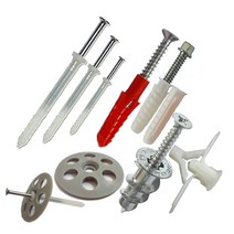 칼브럭 타격앙카 칼블럭 앙카 칼부록 플라스틱앵커 나일론앙카 칼부럭 석고앙카 토글앙카 동공앙카 자천공앙카 벽걸이tv부착 자전거거치대고정, 타격앙카 8/250 5개